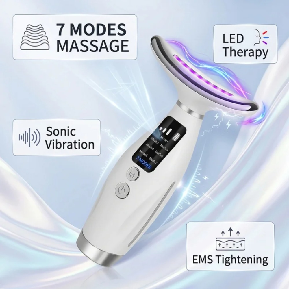 Neck Face Lifting Massager 7 C - đánh giá và giá Skincare Glowing