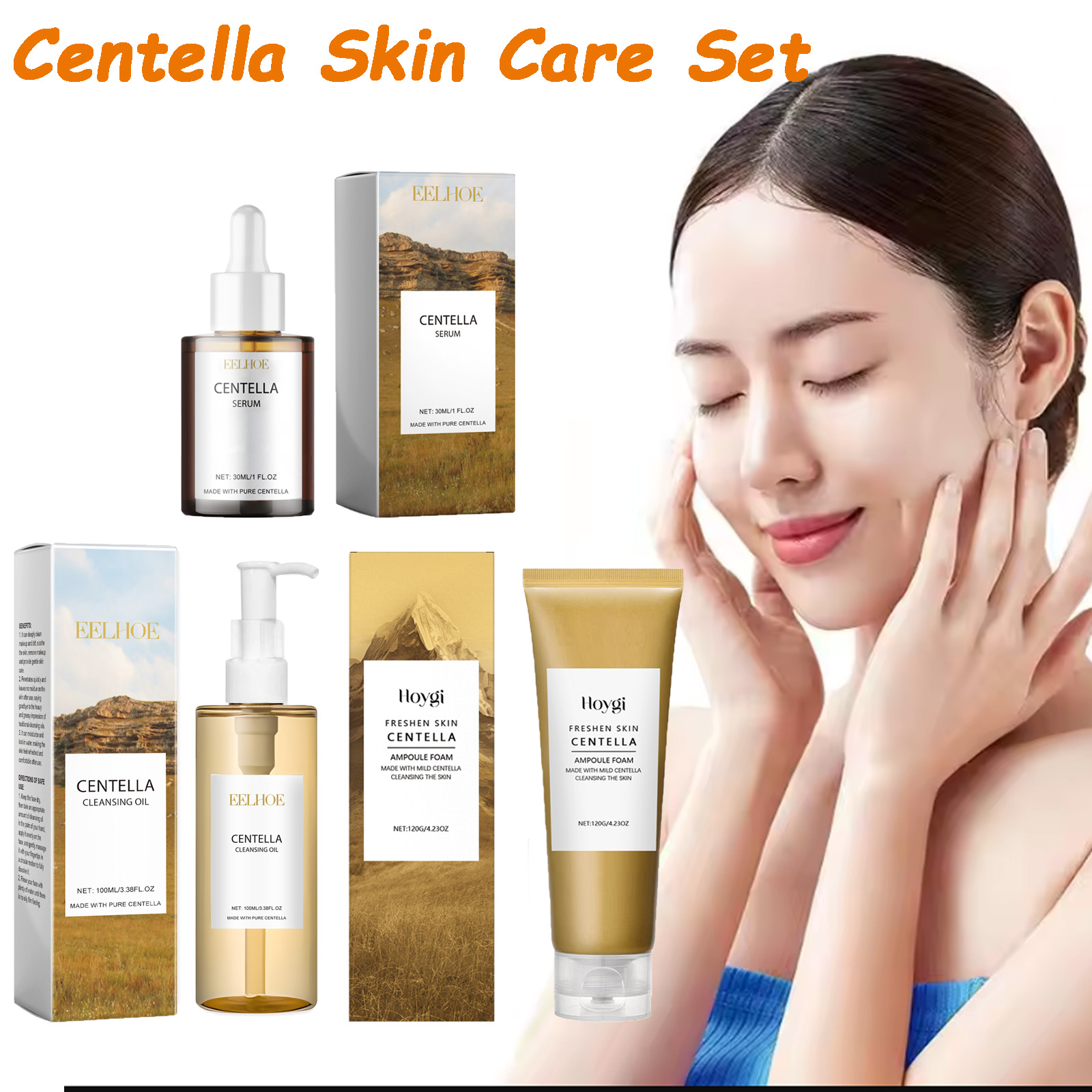 Centella Skin Care Set Centell - đánh giá và giá Skincare Glowing