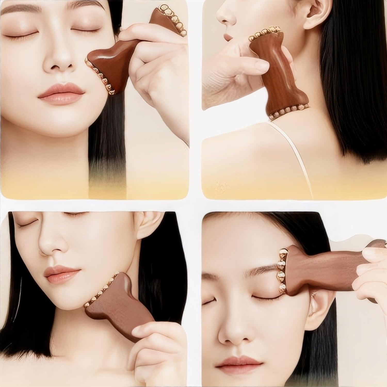 Brass Facial Contour Roller So - đánh giá và giá Skincare Glowing