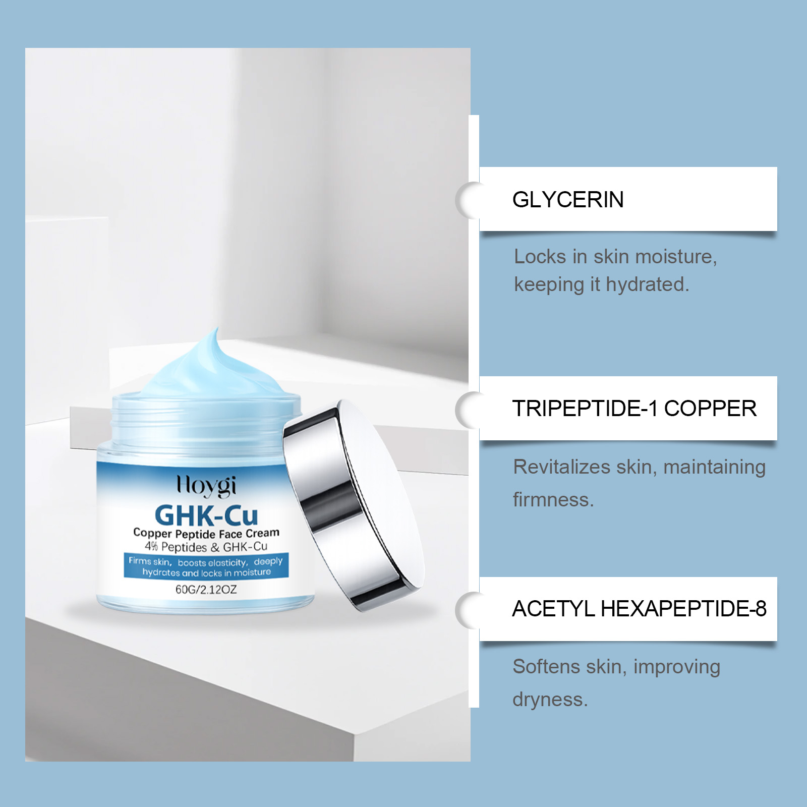 GHK-Cu Copper Peptide Skincare - đánh giá và giá Skincare Glowing