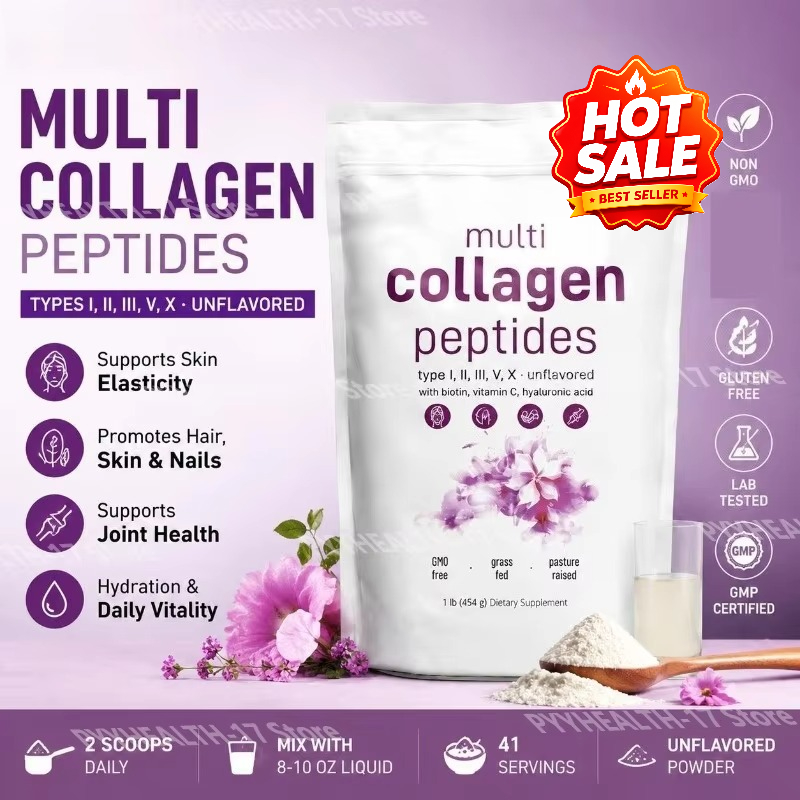 Multi Collagen Peptides Powder - đánh giá và giá Vitamin C Powder