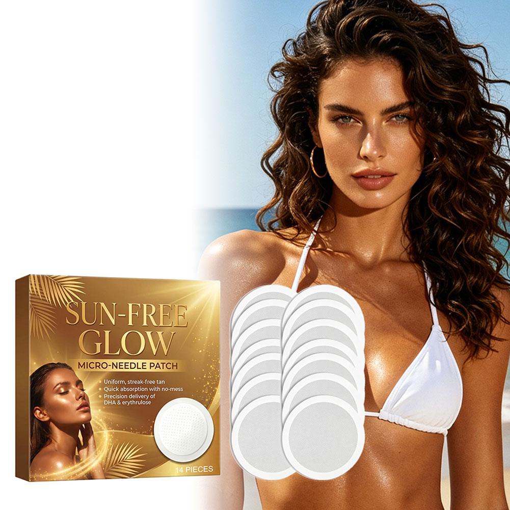 14Pcs Sun-Free Glow Microneedl - đánh giá và giá Skincare Glowing