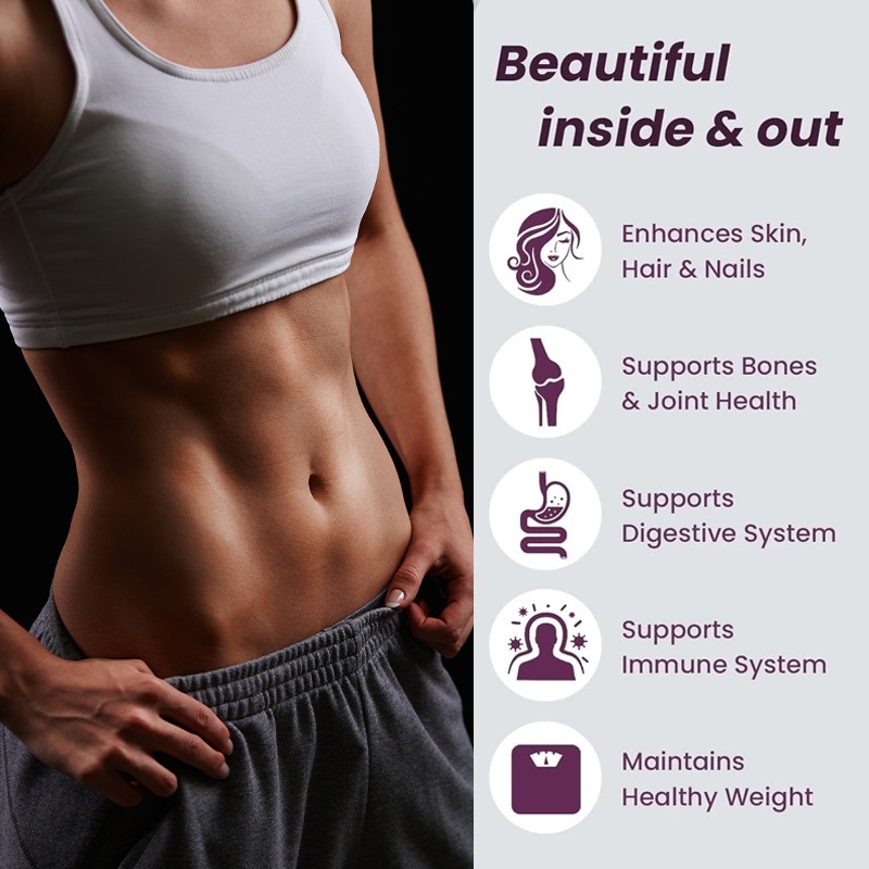 Multi collagen powder, types I - đánh giá và giá Vitamin C Powder