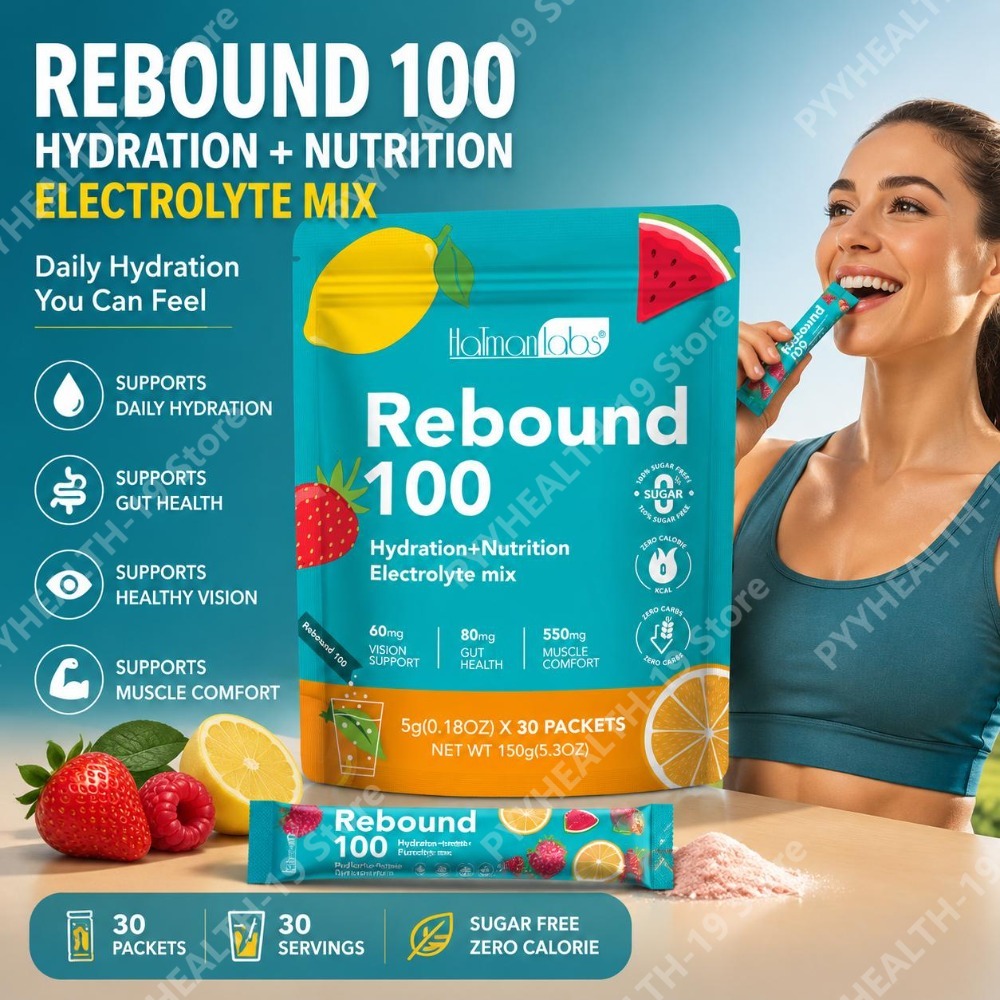 HalmanLabs Rebound 100 Electro - đánh giá và giá Vitamin C Powder