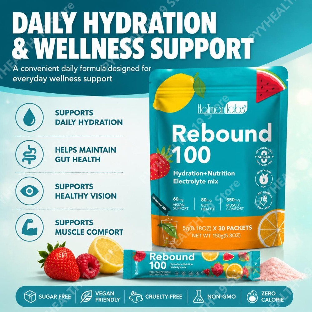 HalmanLabs Rebound 100 Electro - đánh giá và giá Vitamin C Powder