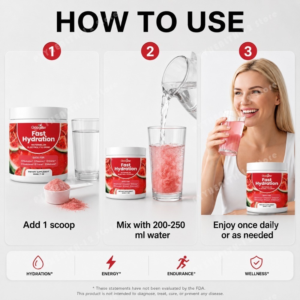 Googeer Watermelon Electrolyte - đánh giá và giá Vitamin C Powder